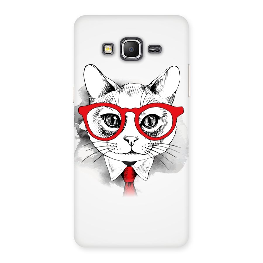 Business Cat Back Case for Galaxy Grand Prime