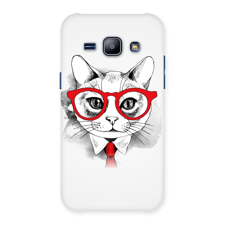 Business Cat Back Case for Galaxy J1