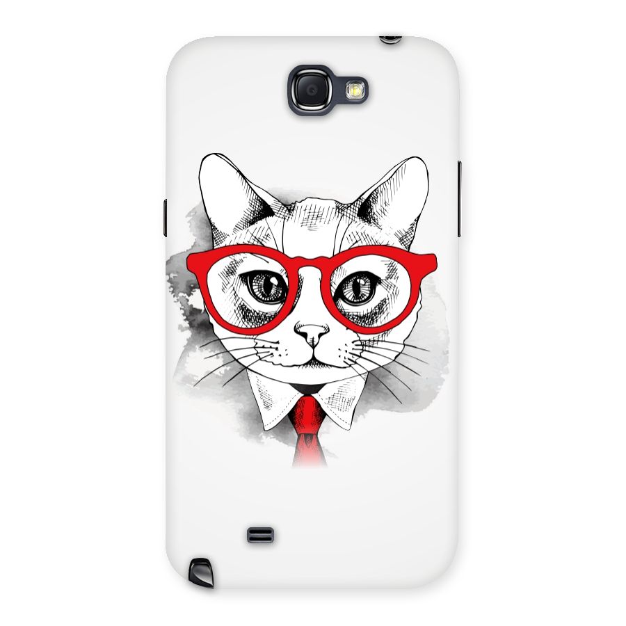 Business Cat Back Case for Galaxy Note 2