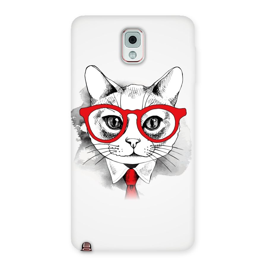 Business Cat Back Case for Galaxy Note 3