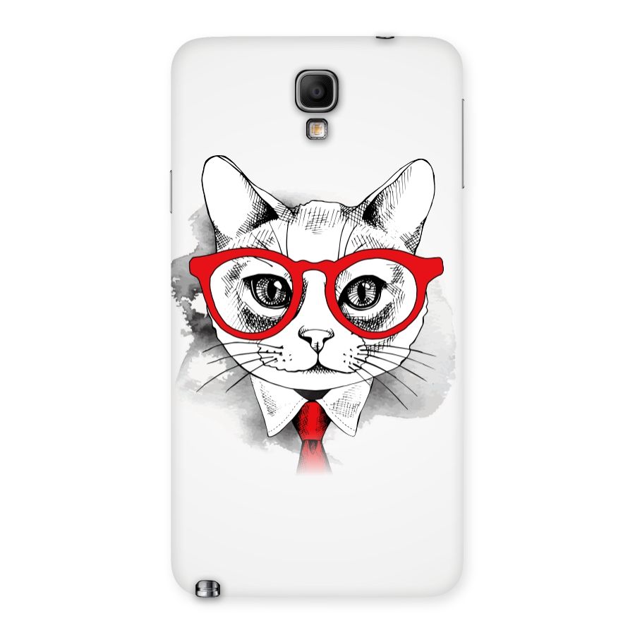 Business Cat Back Case for Galaxy Note 3 Neo
