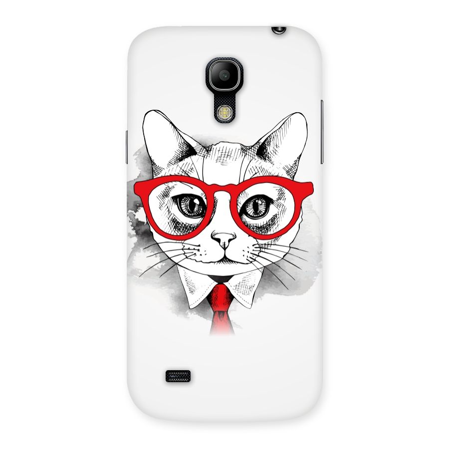 Business Cat Back Case for Galaxy S4 Mini
