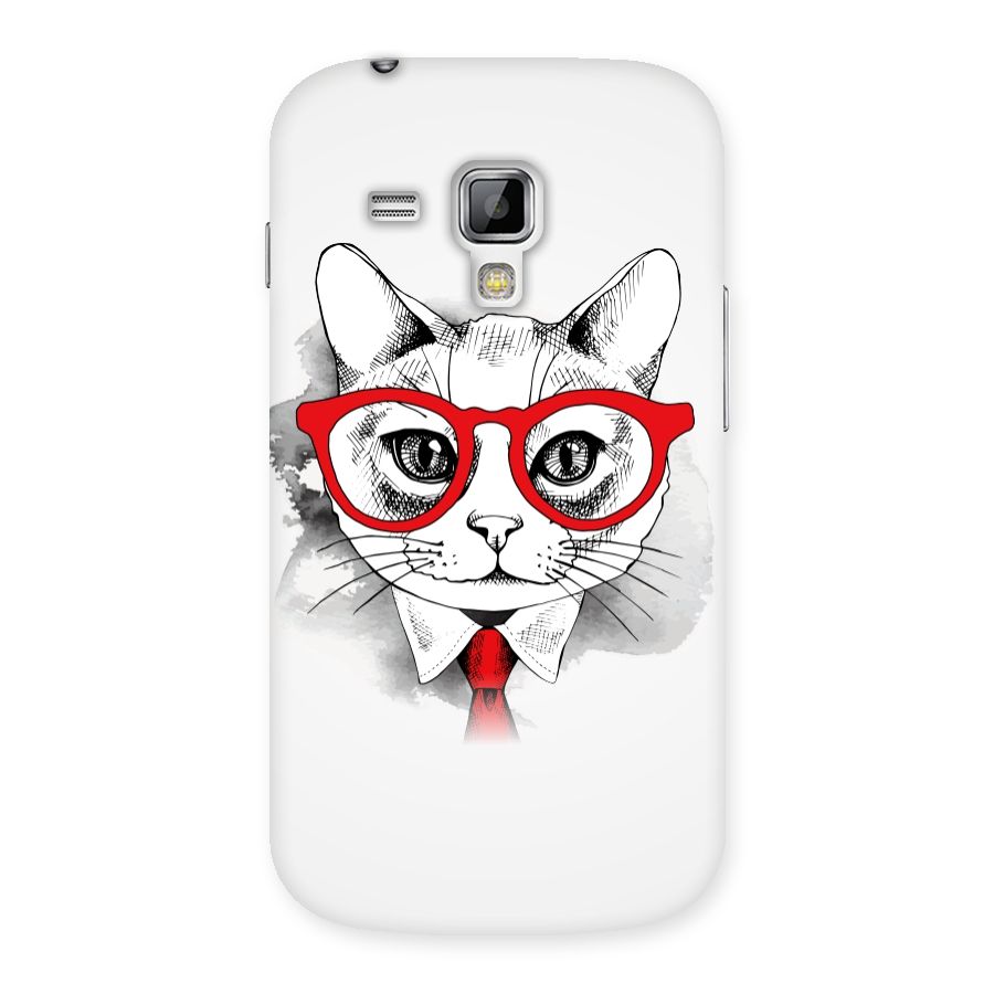 Business Cat Back Case for Galaxy S Duos