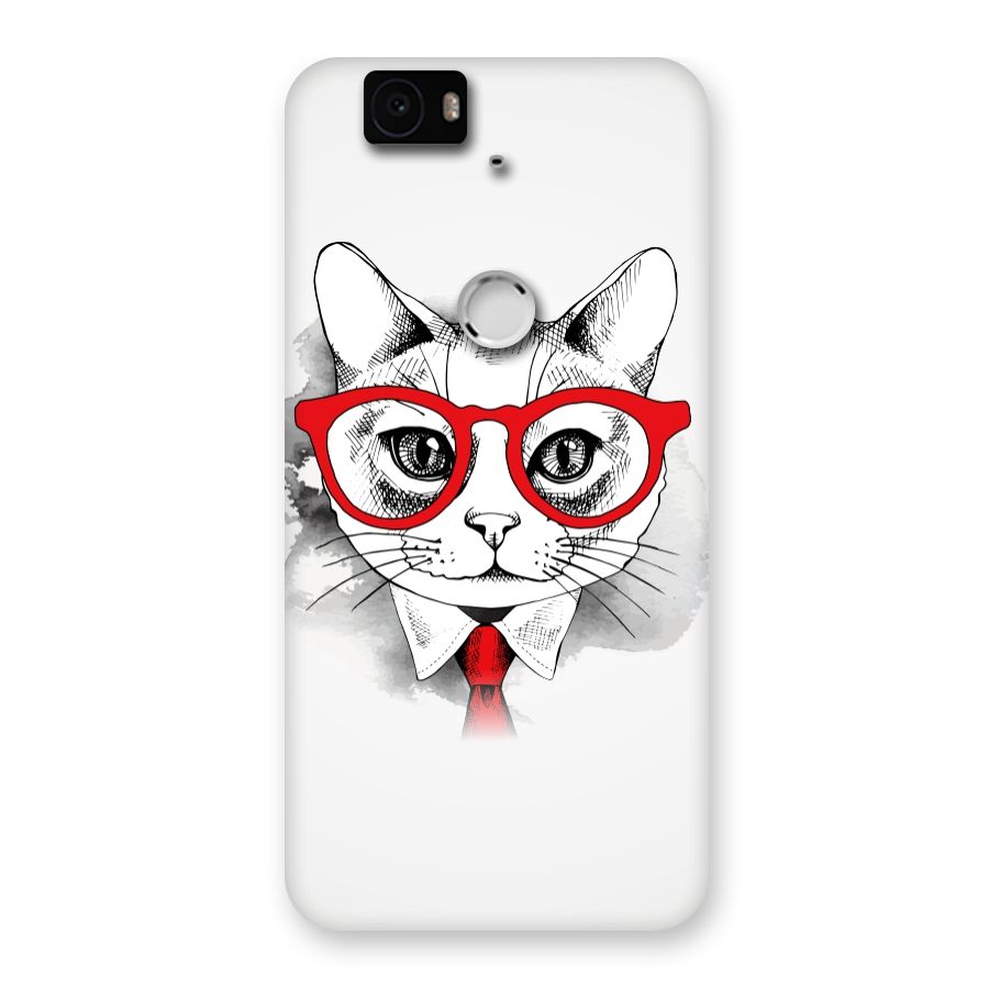 Business Cat Back Case for Google Nexus-6P