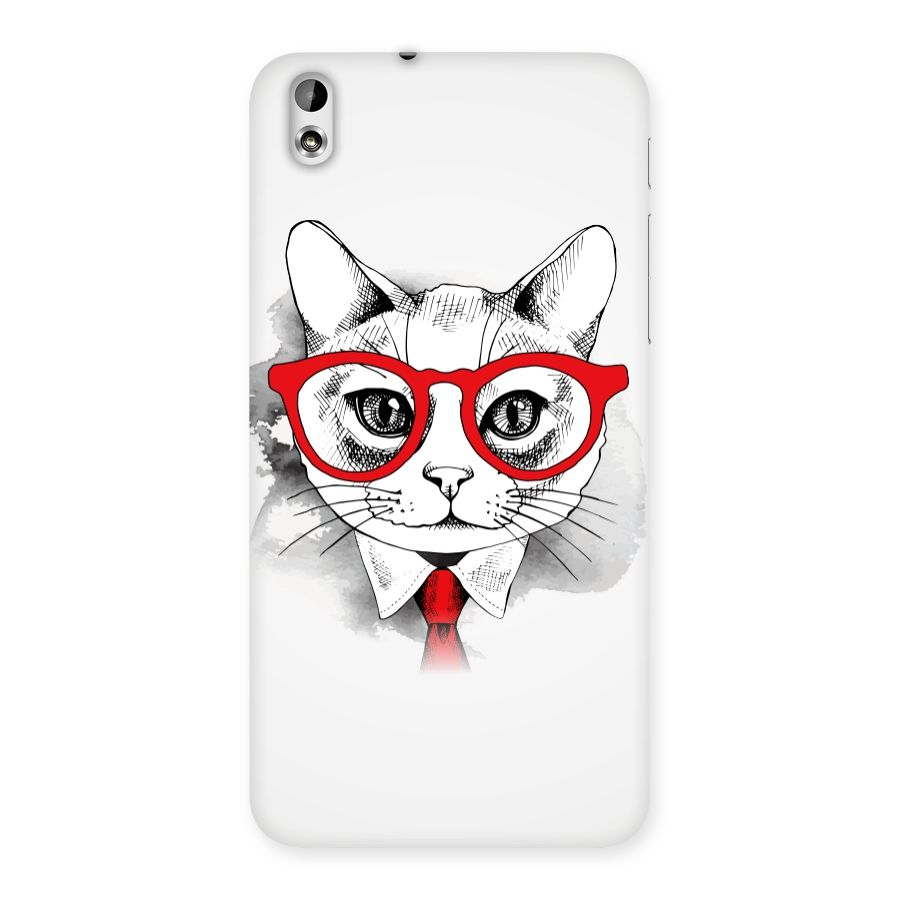 Business Cat Back Case for HTC Desire 816g