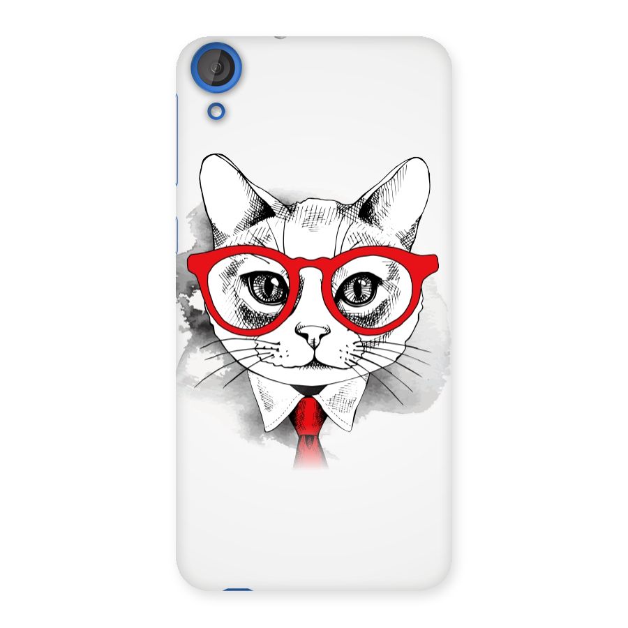 Business Cat Back Case for HTC Desire 820