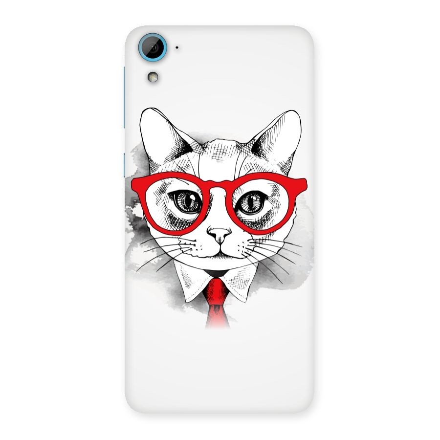 Business Cat Back Case for HTC Desire 826