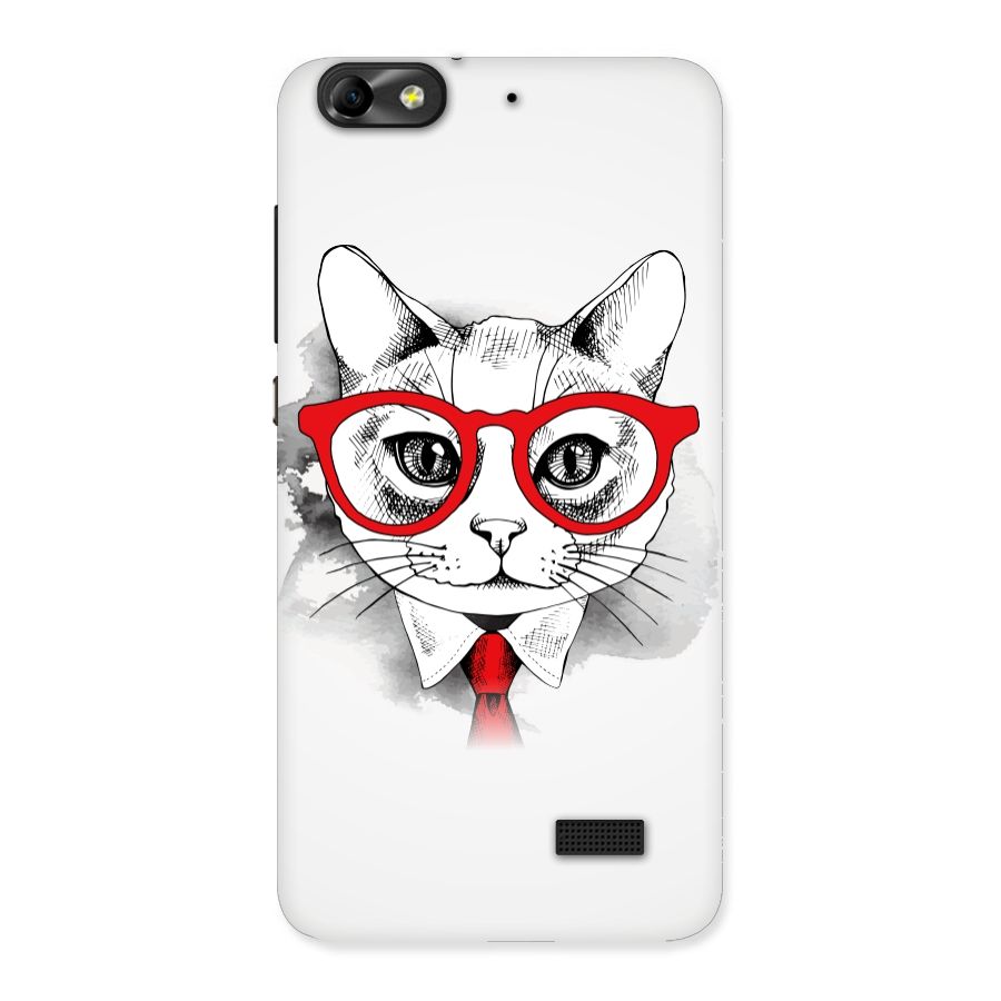 Business Cat Back Case for Honor 4C