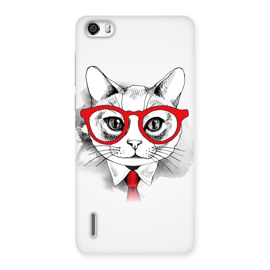 Business Cat Back Case for Honor 6
