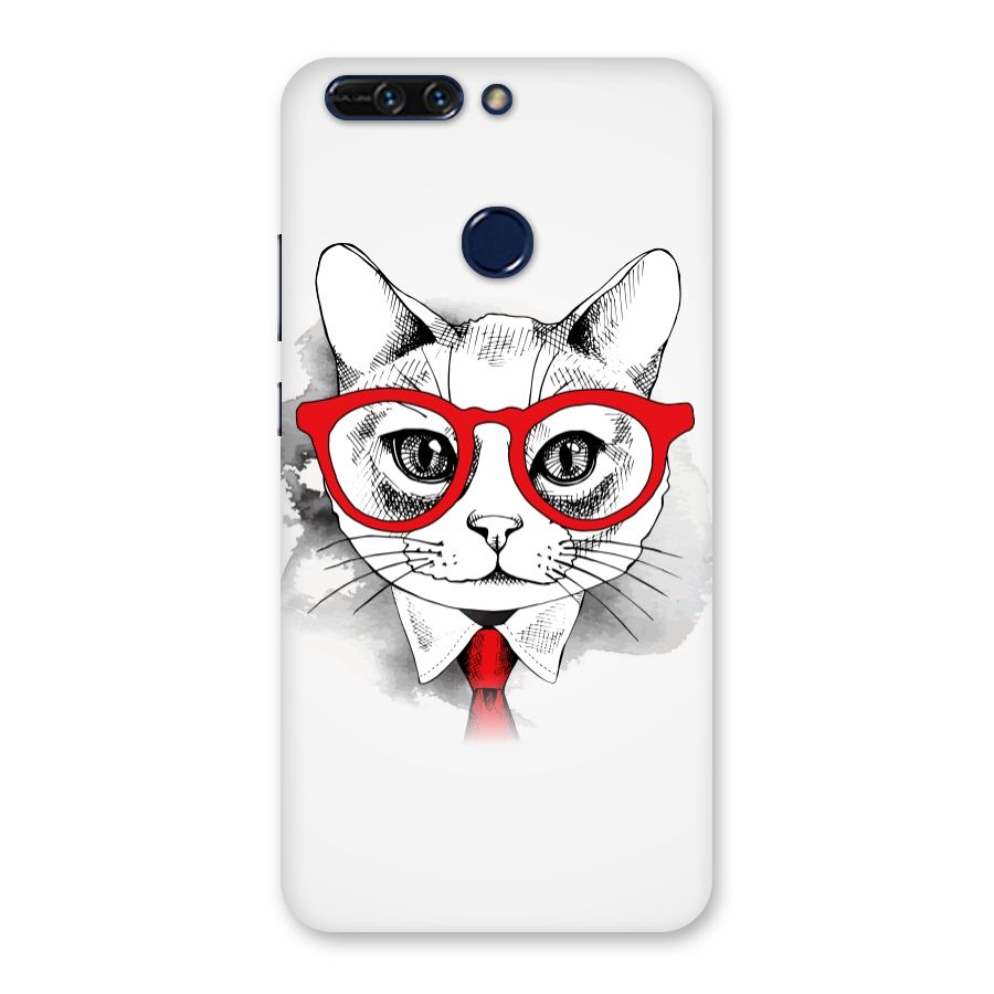 Business Cat Back Case for Honor 8 Pro