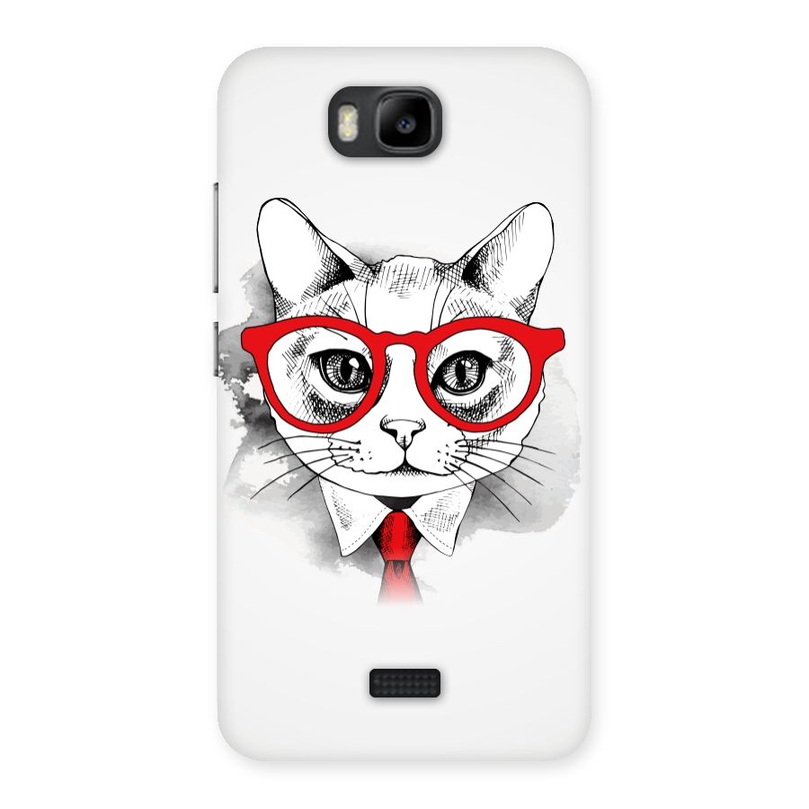 Business Cat Back Case for Honor Bee