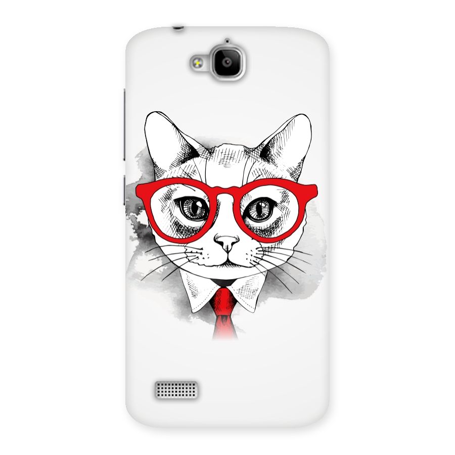 Business Cat Back Case for Honor Holly