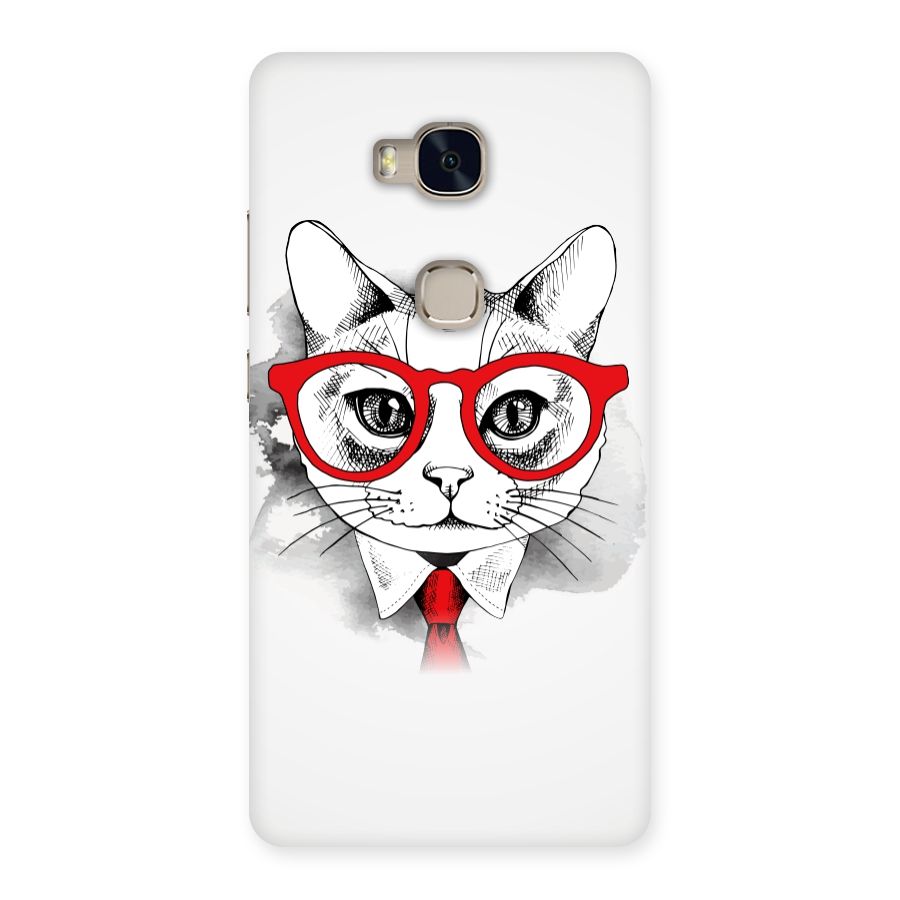 Business Cat Back Case for Huawei Honor 5X