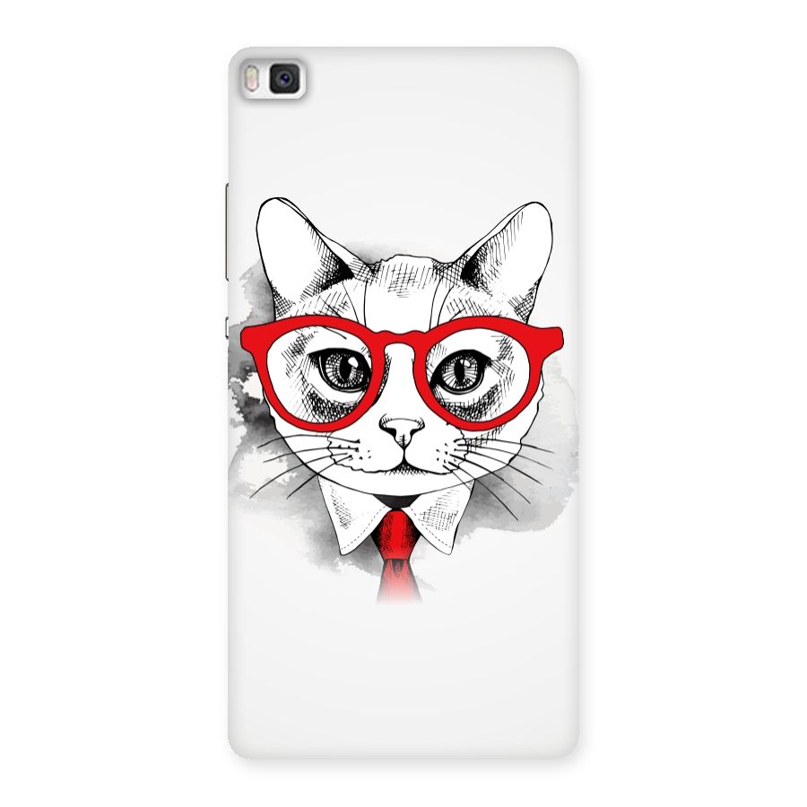 Business Cat Back Case for Huawei P8
