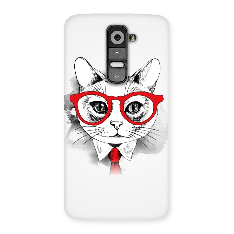 Business Cat Back Case for LG G2