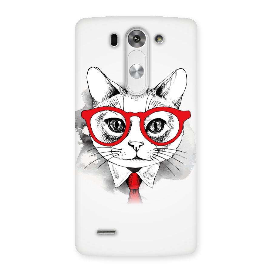 Business Cat Back Case for LG G3 Beat