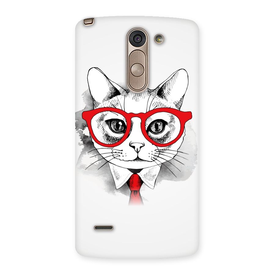 Business Cat Back Case for LG G3 Stylus