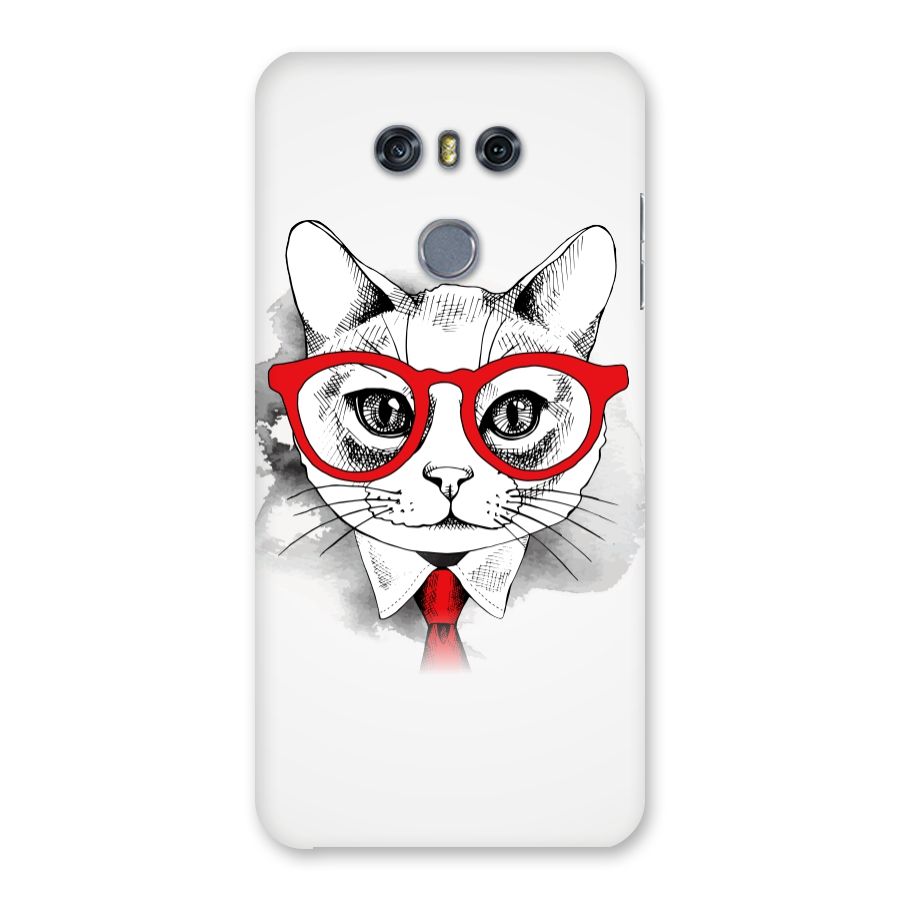 Business Cat Back Case for LG G6