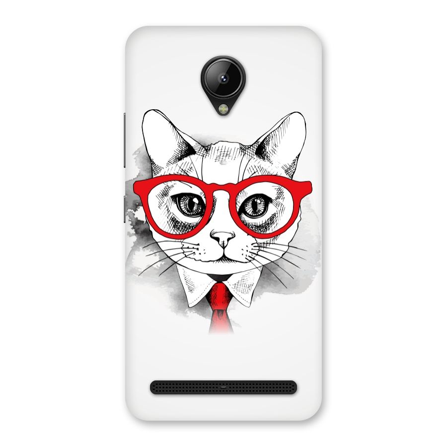 Business Cat Back Case for Lenovo C2