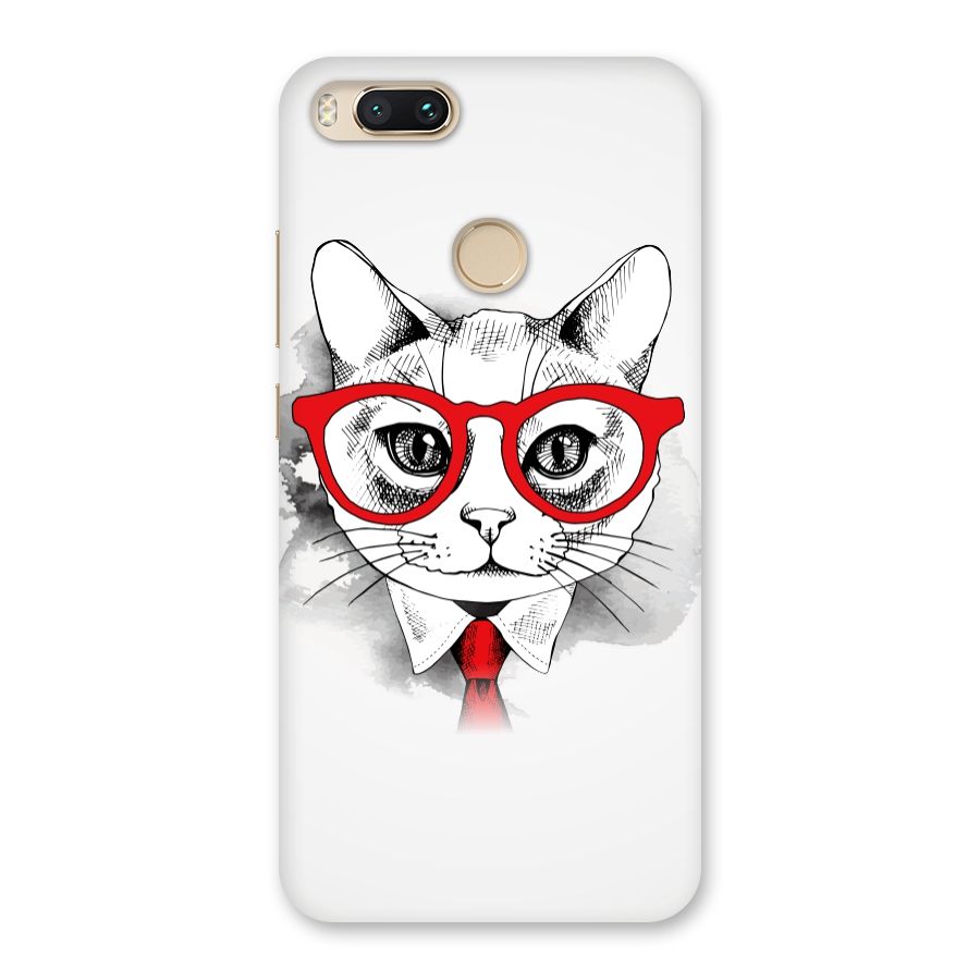 Business Cat Back Case for Mi A1