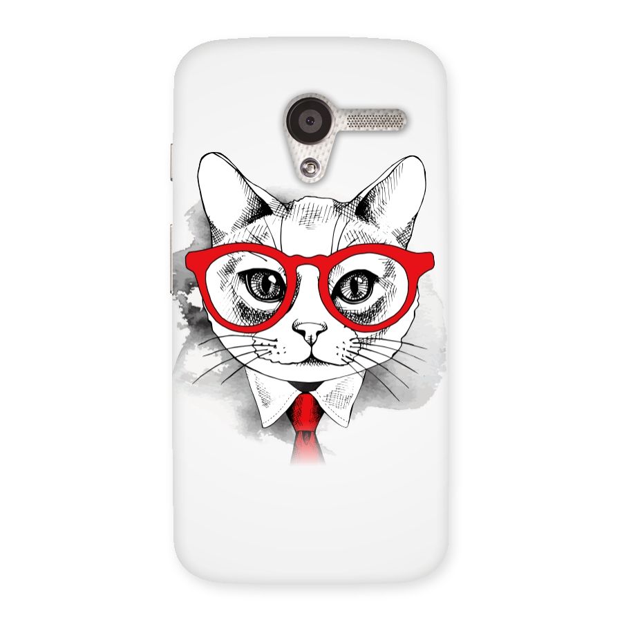 Business Cat Back Case for Moto X
