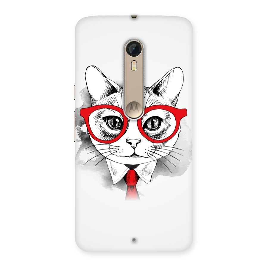 Business Cat Back Case for Motorola Moto X Style