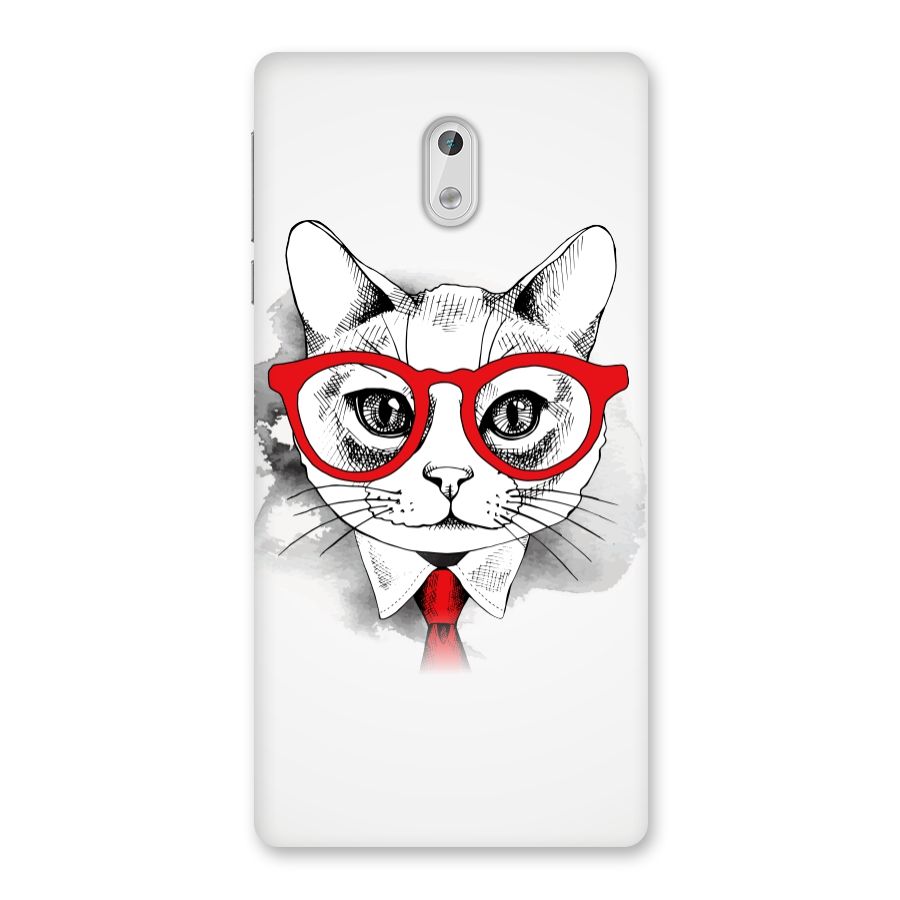 Business Cat Back Case for Nokia 3
