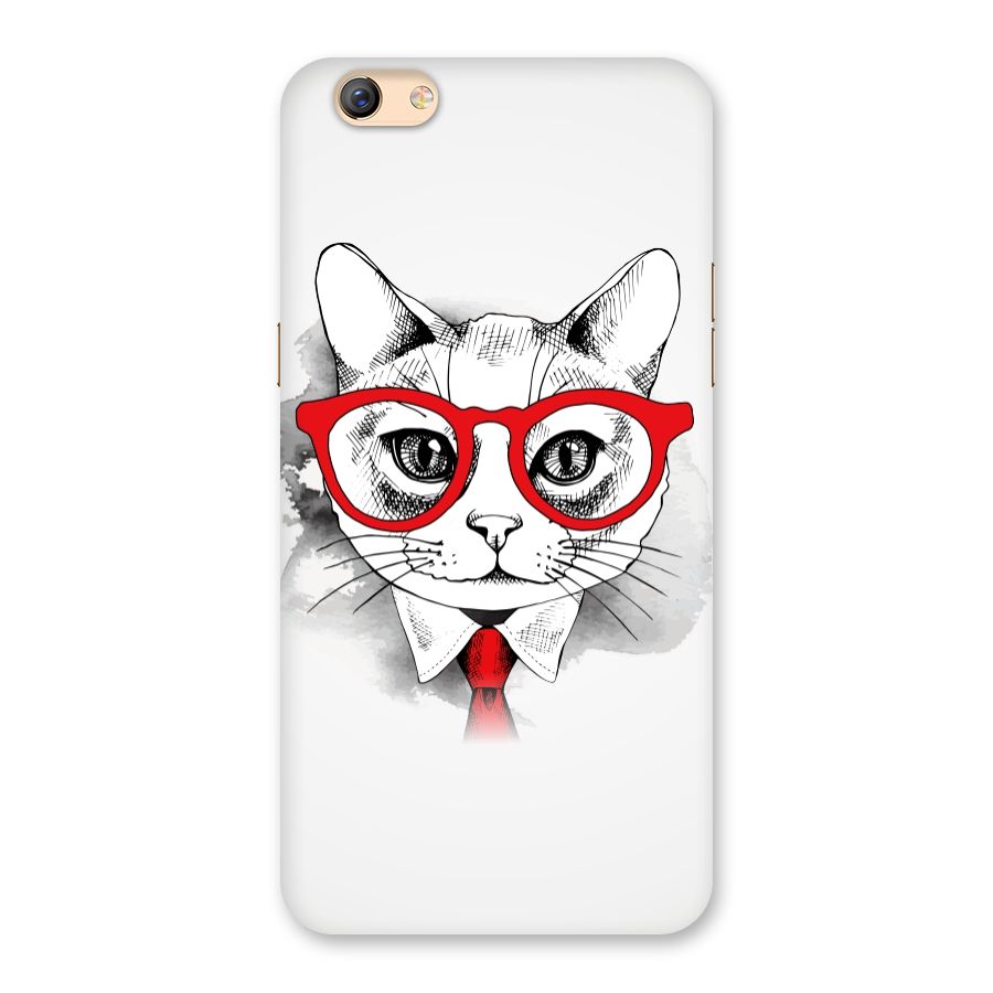 Business Cat Back Case for Oppo F3 Plus