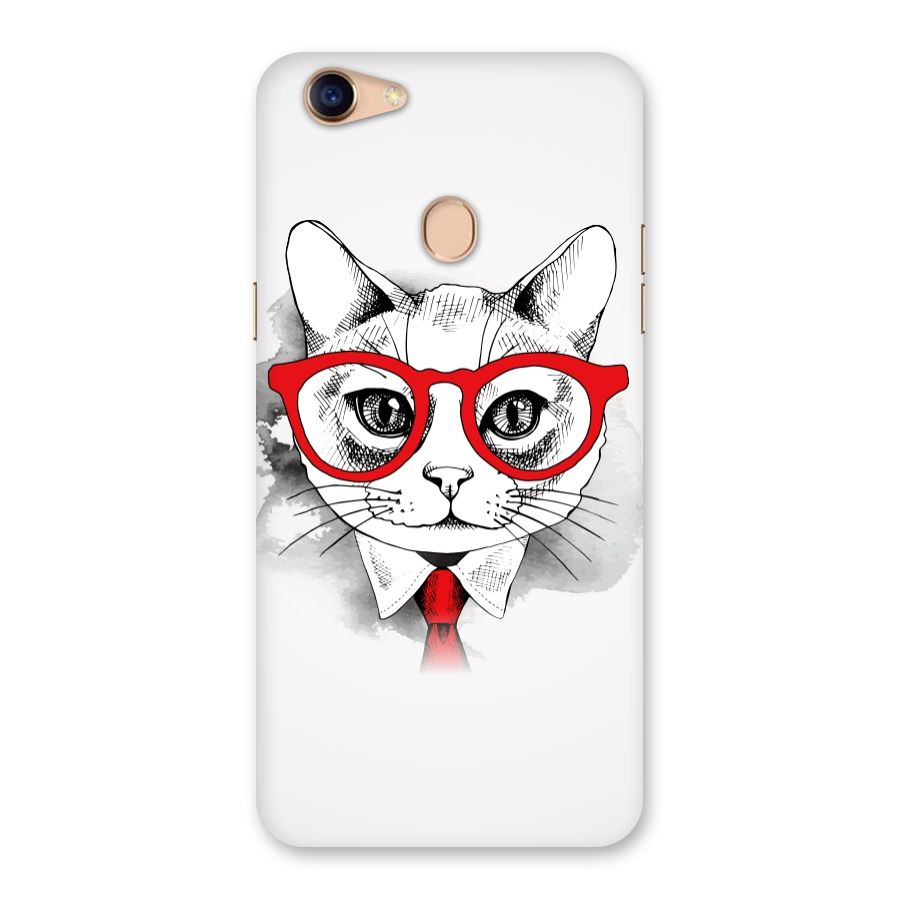 Business Cat Back Case for Oppo F5