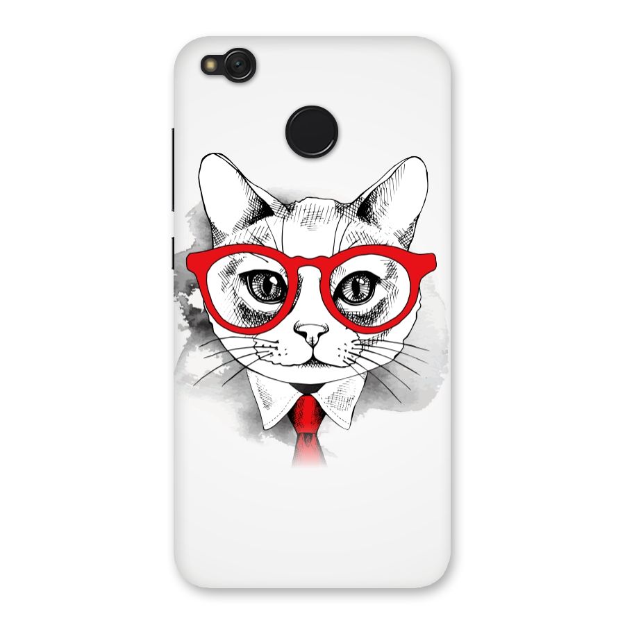 Business Cat Back Case for Redmi 4