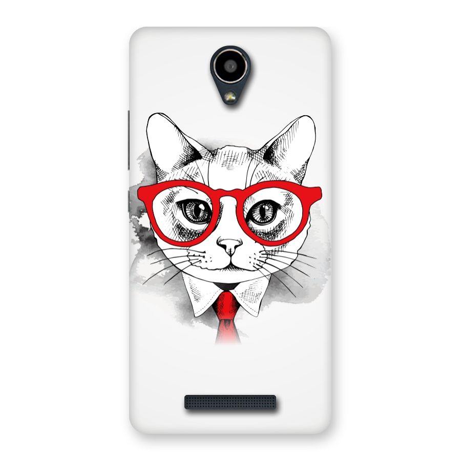 Business Cat Back Case for Redmi Note 2