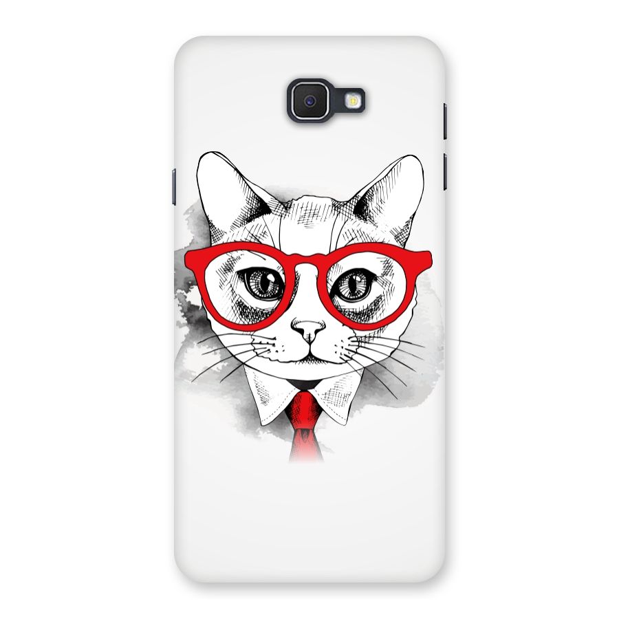 Business Cat Back Case for Samsung Galaxy J7 Prime