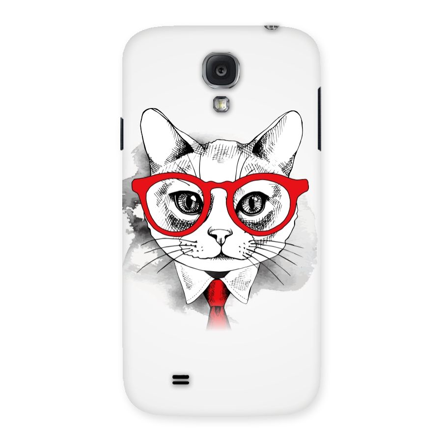 Business Cat Back Case for Samsung Galaxy S4