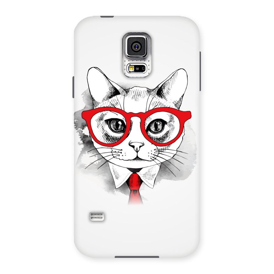 Business Cat Back Case for Samsung Galaxy S5