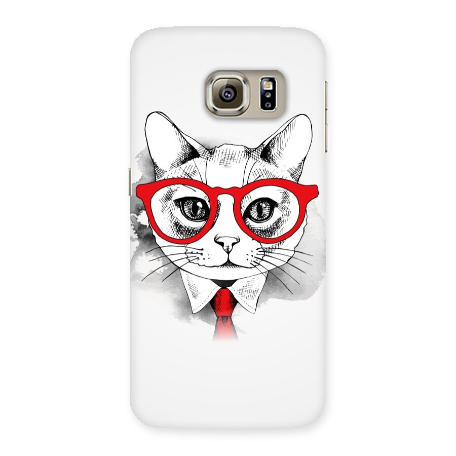 Business Cat Back Case for Samsung Galaxy S6 Edge