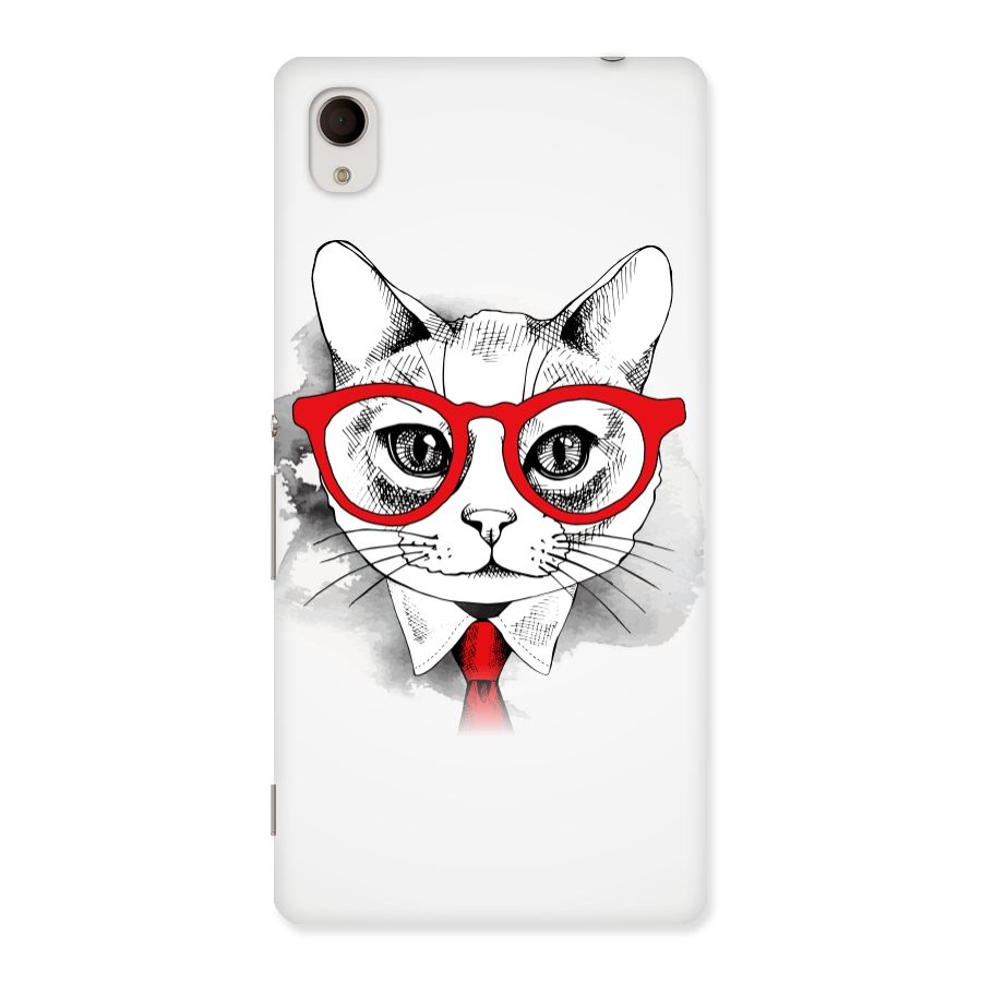 Business Cat Back Case for Sony Xperia M4