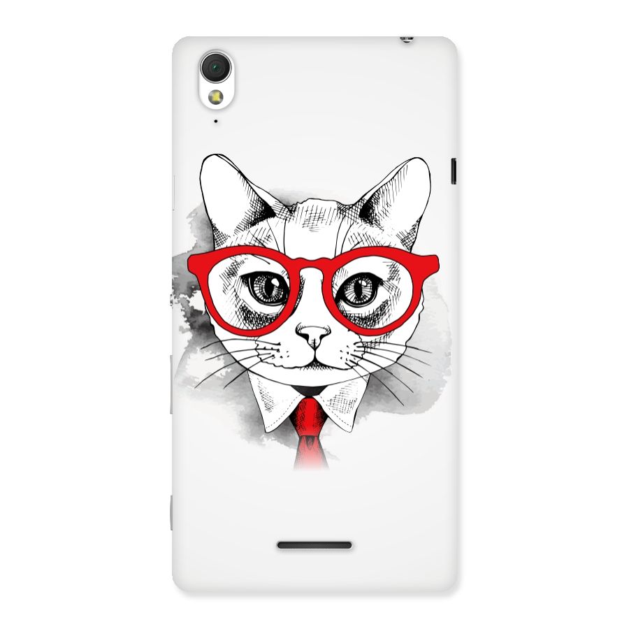 Business Cat Back Case for Sony Xperia T3