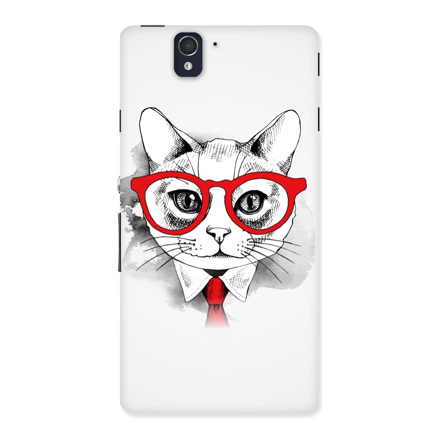Business Cat Back Case for Sony Xperia Z