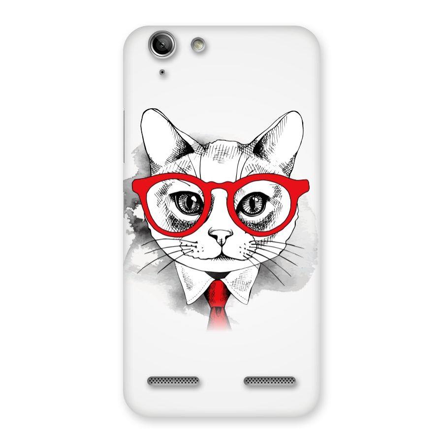 Business Cat Back Case for Vibe K5 Plus