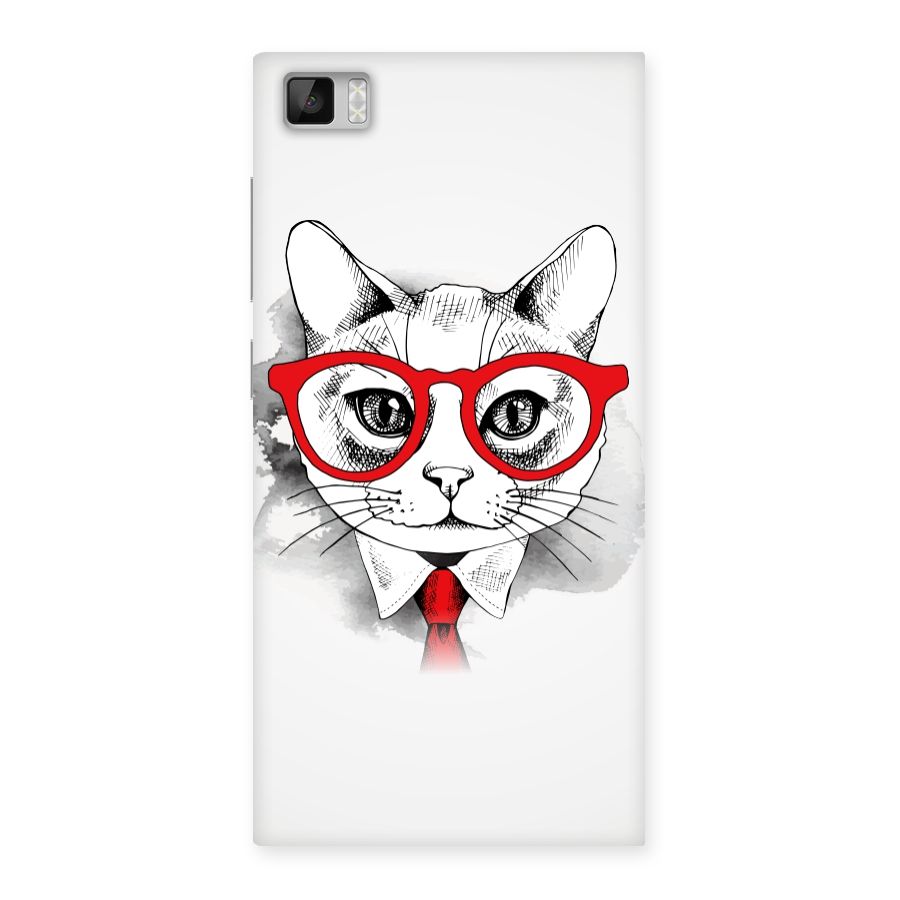 Business Cat Back Case for Xiaomi Mi3