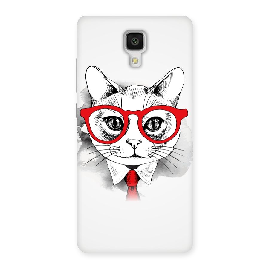 Business Cat Back Case for Xiaomi Mi 4