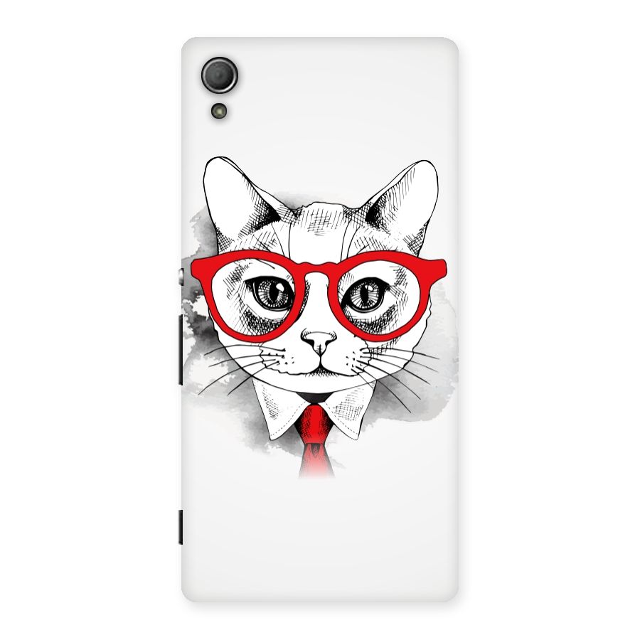 Business Cat Back Case for Xperia Z3 Plus