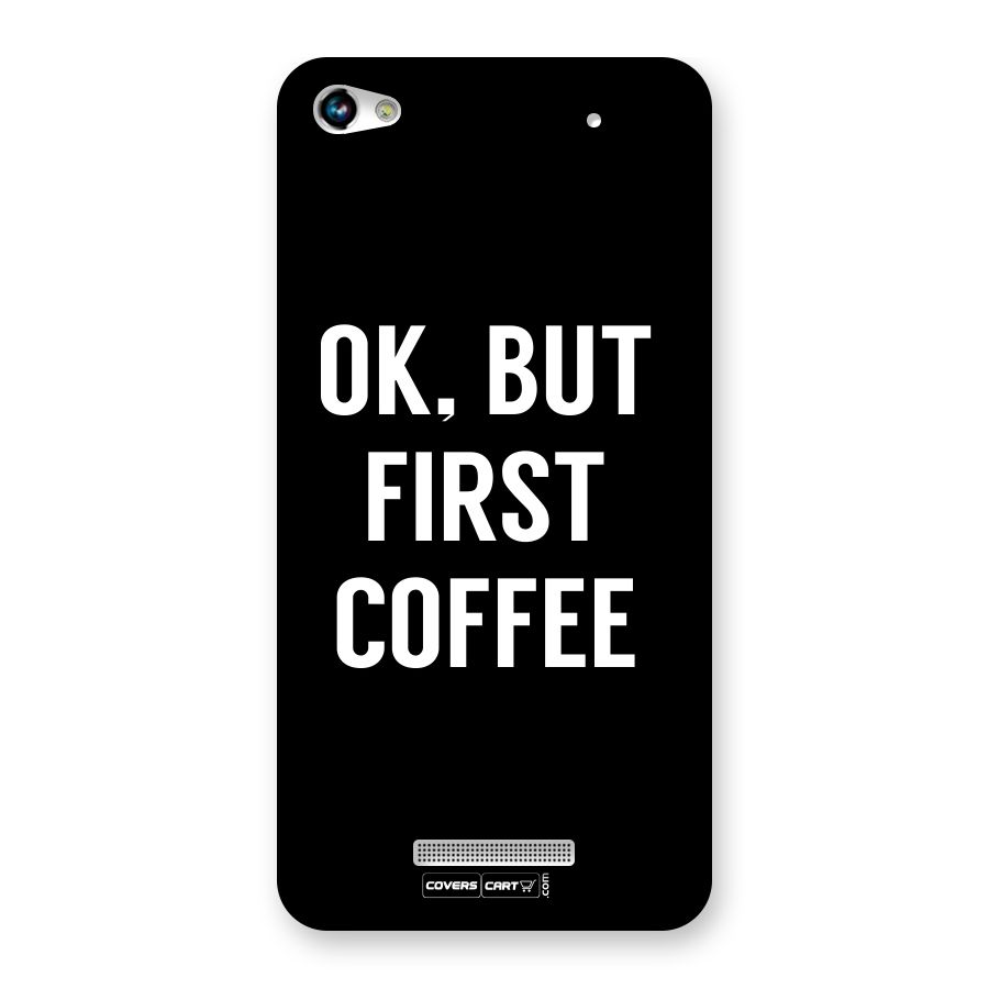 But First Coffee Back Case for Canvas Hue 2 A316