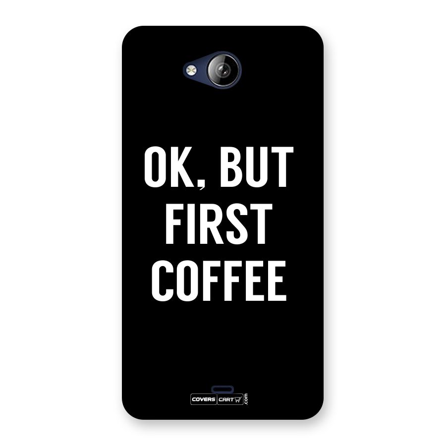But First Coffee Back Case for Canvas Play