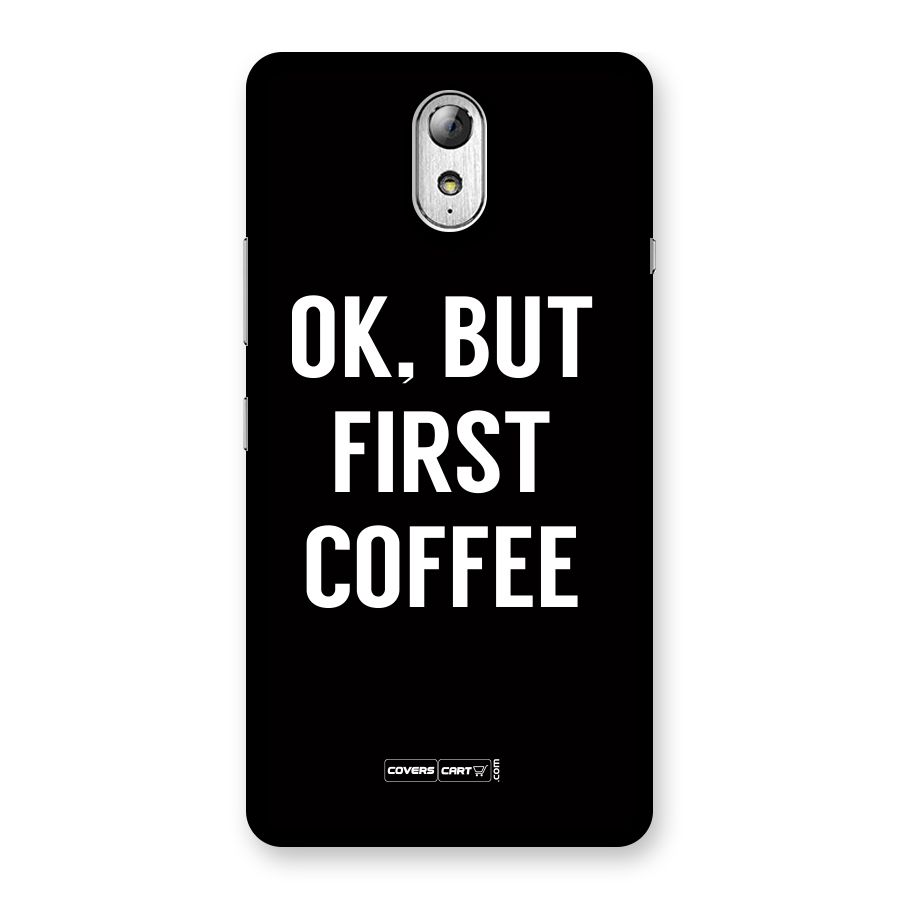 But First Coffee Back Case for Lenovo Vibe P1M