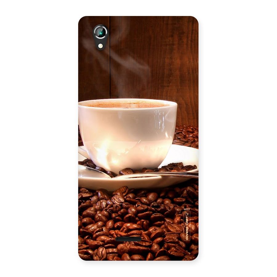 Caffeine Beans Back Case for Lava Iris 800