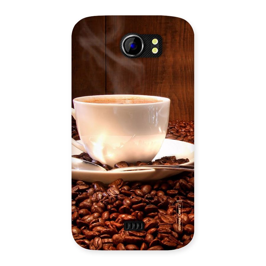 Caffeine Beans Back Case for Micromax Canvas 2 A110