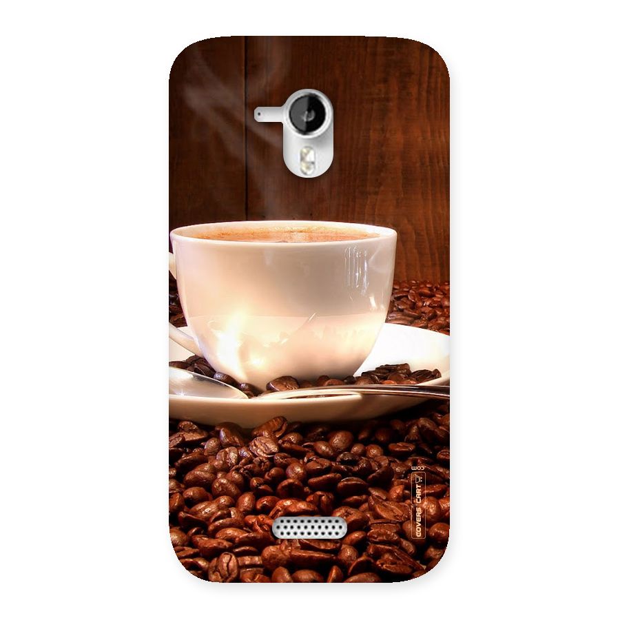 Caffeine Beans Back Case for Micromax Canvas HD A116