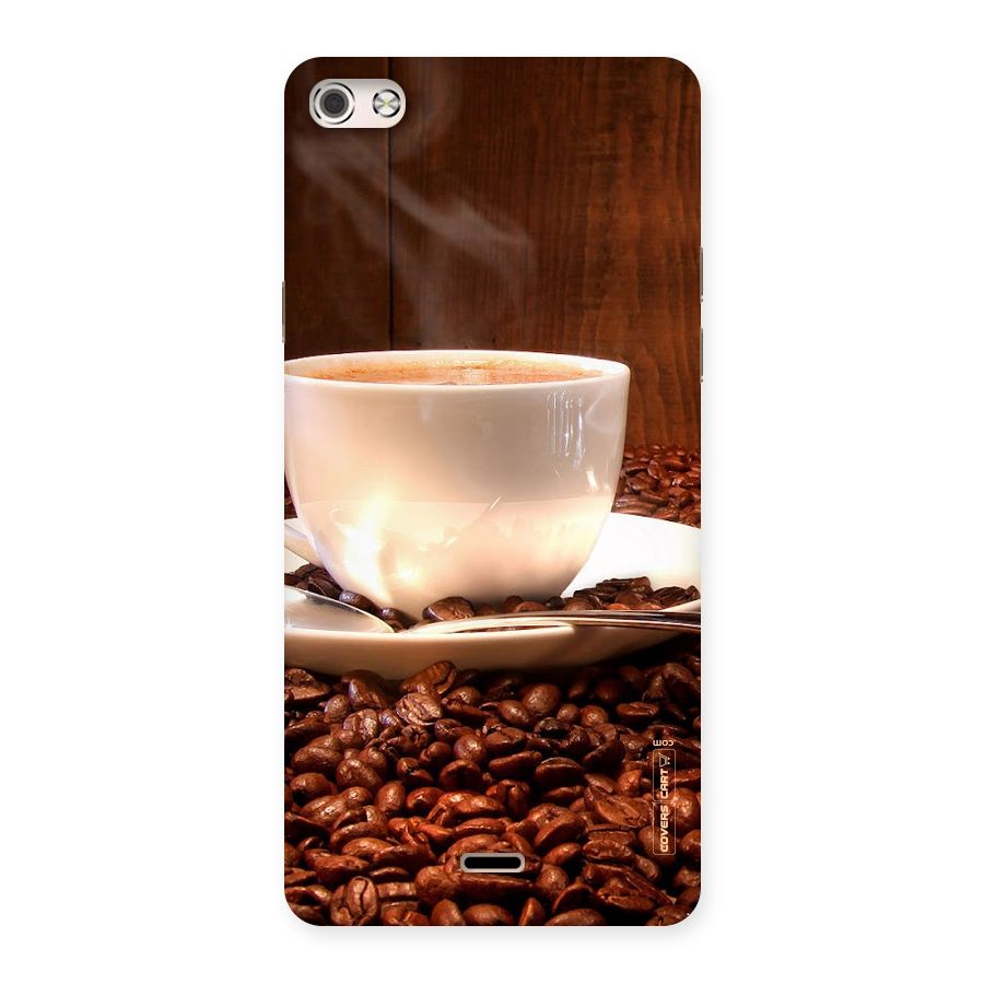 Caffeine Beans Back Case for Micromax Canvas Silver 5