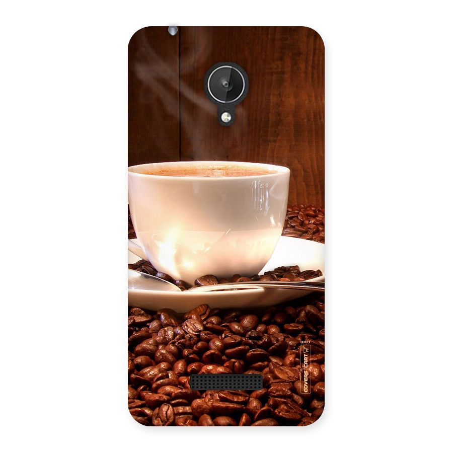 Caffeine Beans Back Case for Micromax Canvas Spark Q380